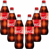 Coca Cola 6er Set Cola 6x 1L inkl. Pfand MEHRWEG