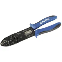 Kunzer 7KSZ01 Crimpzange Isolierte Kabelschuhe, Unisolierte Kabelschuhe 1.5 bis 6 mm2