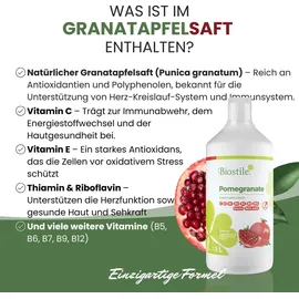 Biostile Granatapfelsaft 1000 ml