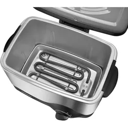 Unold 58615 Fritteuse Kompakt Füllmenge ca. 1,5 Liter Öl Für ca. 500 g Pommes Frites