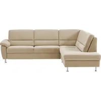 CALIZZA INTERIORS Ecksofa Onyx Stoff MultiColor Sand