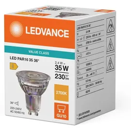 LEDVANCE Reflektorlampe 4099854457968 2,4 W GU10 warmweiß 230 lm