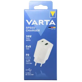 Varta Speed Charger 38 W USB Ladegerät 38 W 1x USB-A, 1x USB A Output