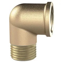 Riegler Winkelstück 90° G11/2 Messing blank