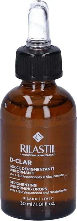 Rilastil D-Clar depigmentierende Tropfen für einen einheitlichen Teint, 30 ml
