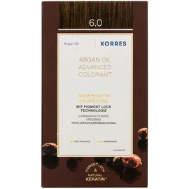 Korres Arganöl Haarcoloration 6.0 dark blonde 145 ml