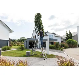 Günzburger Aluminium-Mehrzweckleiter 3 x 11 Sprossen (11109)