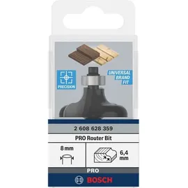 Bosch Profilfräser G 8 mm R1 6,35 mm D 38 mm L 15,7 mm G 57 mm