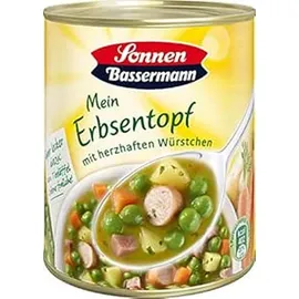 Sonnen Bassermann Eintopf Erbsentopf mit Würstchenscheiben 800 g