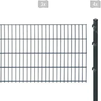 Arvotec Doppelstabmattenzaun »ESSENTIAL 83 zum Einbetonieren«, Zaunhöhe 83 cm, Zaunlänge 2 - 60 m 74041268-0 anthrazit H/L: 83 cm x 6 m