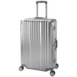 TRAVELHOUSE London 4-Rollen 65 cm / 67 l silber/rot/grün/gold/schwarz/grau