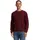 Tom Tailor 1047570 Structured Crewneck Knit Pullover - Samba Red Navy Twotone M