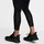 Nike Pro Mid-Waist 7/8-Leggings Damen 010 black/iron grey/white/white XS