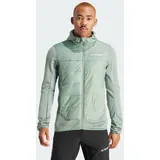 Adidas Terrex Multi Hybrid Insulated Kapuzenjacke Silver Green M