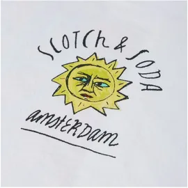 Scotch & Soda T-Shirt Front & Back Artwork Tee weiß L