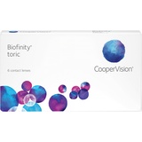 CooperVision Biofinity toric 6er Packung) Monatslinsen -0.75 dpt, Zyl. -2.25 / 80