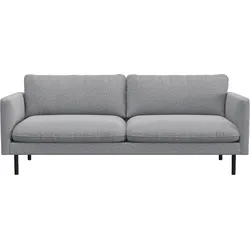 3,5-Sitzer FLEXLUX "Bolzano, Megasofa, aktuelles Design", grau (sophisto grau), B:207cm H:61cm T:90cm, 100% Polyester, Sofas, sehr bequem durch Kaltschaum, im Sitz, lose Sitz -& Rückenkissen