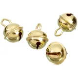 Brunnen KnorrPrandell 8605653 Metallglöckchen, 15 mm Durchmesser, goldfarben,