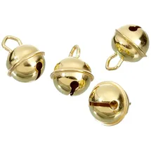 Brunnen KnorrPrandell 8605653 Metallglöckchen, 15 mm Durchmesser, goldfarben,