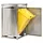 Proregal Mülltonnenbox 115 x 67,5 x 62,5 cm silber