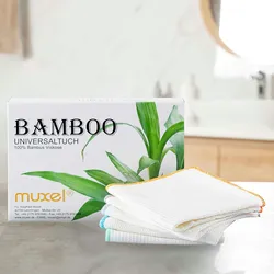 Muxel Bambusviskose Putztuch Reinigungstuch Spültuch und Allzwecktuch die saugstarke Alternative zu Mikrofaser Hochglanz und Sauberkeit im ganzen Haus 5