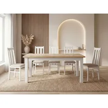 WFL GROUP Lindberg 150 x 77 x 80 cm braun