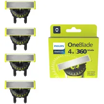 Philips OneBlade 360 Rasierklinge, 4er-Pack