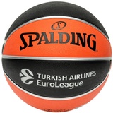 Spalding United Sports Unisex – Erwachsene Spalding Euroleague Varsity TF-150 Sz5 Ball, Black/Orange, 7