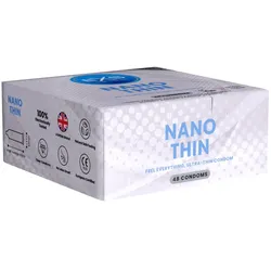 «Nano Thin» superdünne Kondome mit der dünnsten Wandstärke (48 Kondome)
