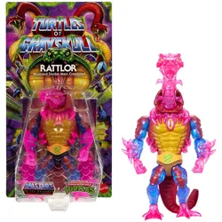 Masters Universe Origins Turtles Of Grayskull Rattlor Action-Figur, TMNT MOTU Reptile Wars Toy