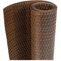 vidaXL Balkonverkleidung 100 x 80 cm Braun/Schwarz Rattan