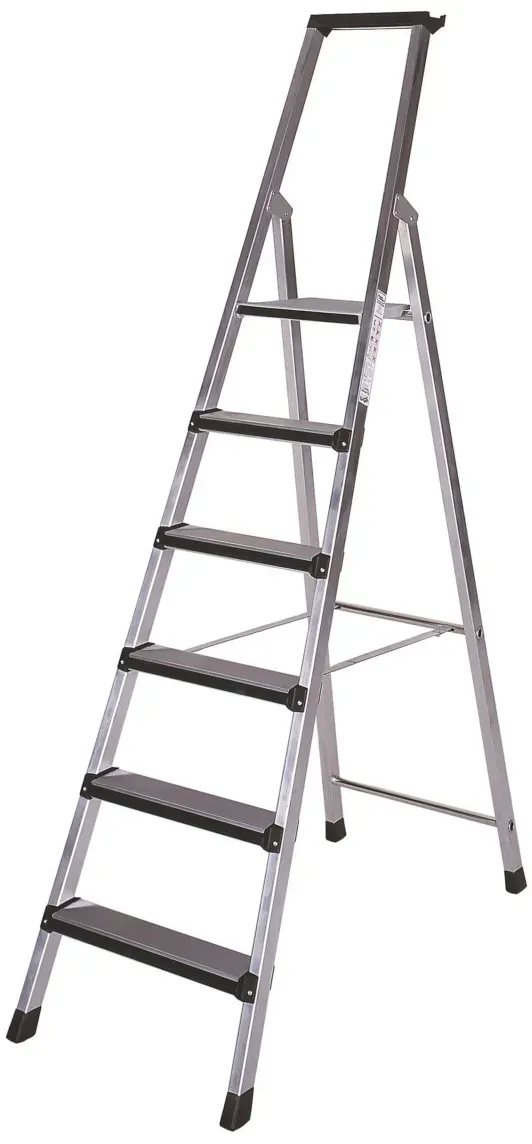 ILLER-LEITER Stufenstehleiter Alu elox. 48207