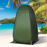 Pop up Duschzelt Toilettenzelt Camping Umkleidezelt mobil Outdoor Dunkelgrün