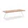 Niehoff Tisch Stativprofil ivory - 220 x 95 cm Teak recycled