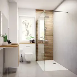 BREUER Badrückwand, Muster: Scandi horizontal, Aluminium-Verbundplatte - bunt