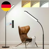 Yikuneng Stehlampe LED, 18W 1800 Lumens Dimmbar Sofa Leselampe Mit 4 Farbtempera