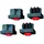 Siena Garden Fußkappe 4er-Set 50 x 50 mm Kunststoff schwarz