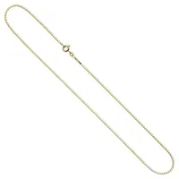 Schmuck Krone Goldkette 1,0mm Venezianerkette aus 333 Gelbgold, 40cm, Gold 333 goldfarben