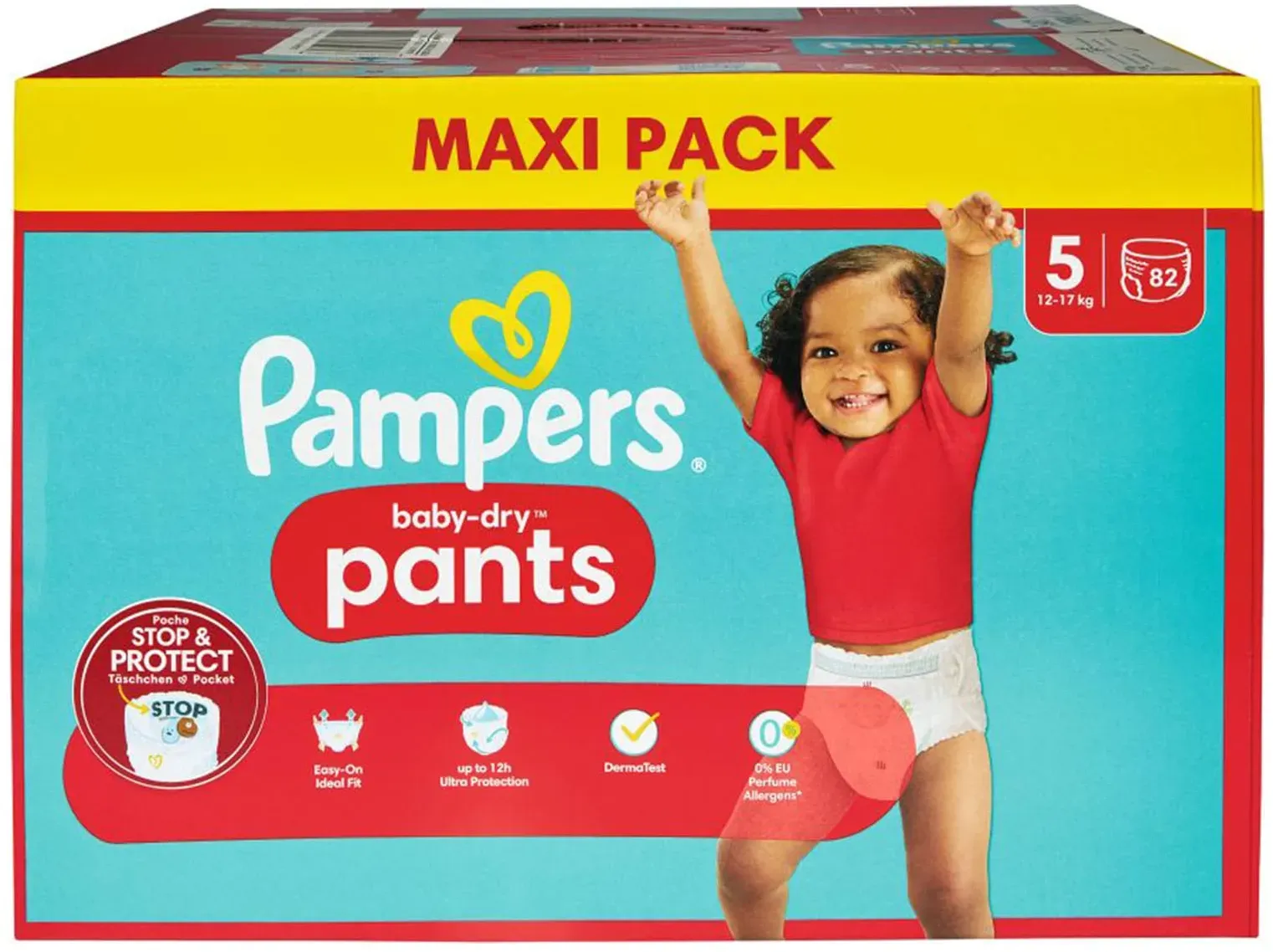 Pampers Baby Dry Pants Maxipack Gr. 5 82 Stück