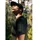 Icebreaker Merino Blend 125 Cool-liteTM Sphere Colour Block Dunkelgrün/Schwarz L