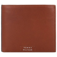 Tommy Hilfiger TH Premium Leather Flap and Coin Wallet Warm Cognac