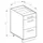 Vicco Schubladenschrank R-Line 40 x 60 x 81,5 cm Anthrazit