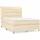 vidaXL Boxspringbett 140 x 200 cm Creme