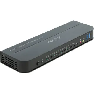 DeLock DisplayPort 1.4 KVM Switch 8K 30 Hz with USB 3.0 and Audio