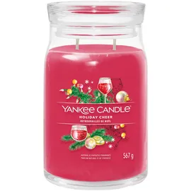 Yankee Candle Holiday Cheer große Duftkerze 567 g rot