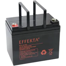 EFFEKTA BTL12-33 / 12V 33Ah Blei Akku Batterie
