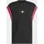 adidas Basketball All-World Sleeveless Tank Shirt, Black/red, M