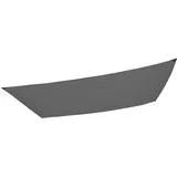 Aktive Rechteckiges Markisensegel 300x200 cm dunkelgrau für Garten oder Außenterrasse, Polyester 160 g/m2, Sonnenschutz mit Metallösen und Seilen zur Befestigung (53918)
