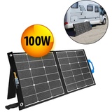 plenti SOLAR Solarpanel 100W tragbar faltbar Fotovoltaik Solarkraftwerk