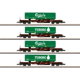 Märklin Taschenwagen-Set (Spur Z 4er-Set Taschenwagen der AAE Cargo